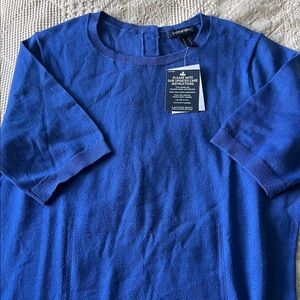 Lands' End Royal Blue Short Sleeve Top